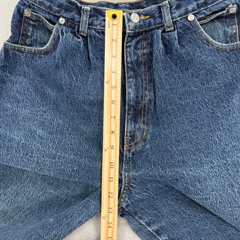 Vintage Sasson‎ High Waisted Mom Jeans Denim Made in USA Tapered Leg Size 27? - Picture 14 of 15